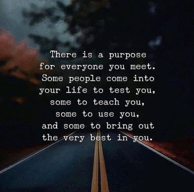 The Purpose of Meeting People